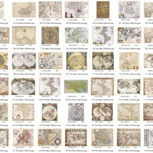 160 Antique Maps & Charts JPG Collection – World, Nautical & Celestial Maps