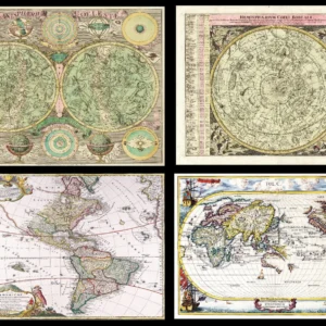 160 Antique Maps & Charts JPG Collection – World, Nautical & Celestial Maps
