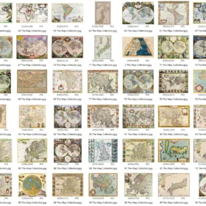 160 Antique Maps & Charts JPG Collection – World, Nautical & Celestial Maps
