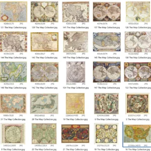 160 Antique Maps & Charts JPG Collection – World, Nautical & Celestial Maps